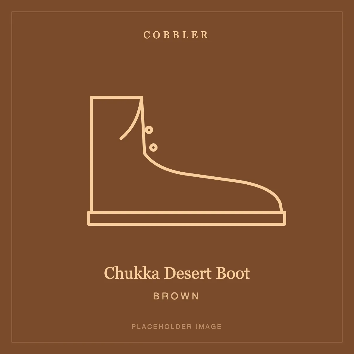 Chukka Desert Boot in Brown leather (placeholder image)
